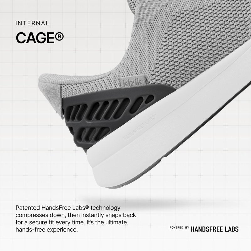 Kizik Lima 2 Slip On Shoes for Men: Comfortable All-Day for Walking, Gym, or Casual Wear, Wide Toe Box Available, Slip in & Stand Out, Hands Free - Lite Taupe X-Wide M15