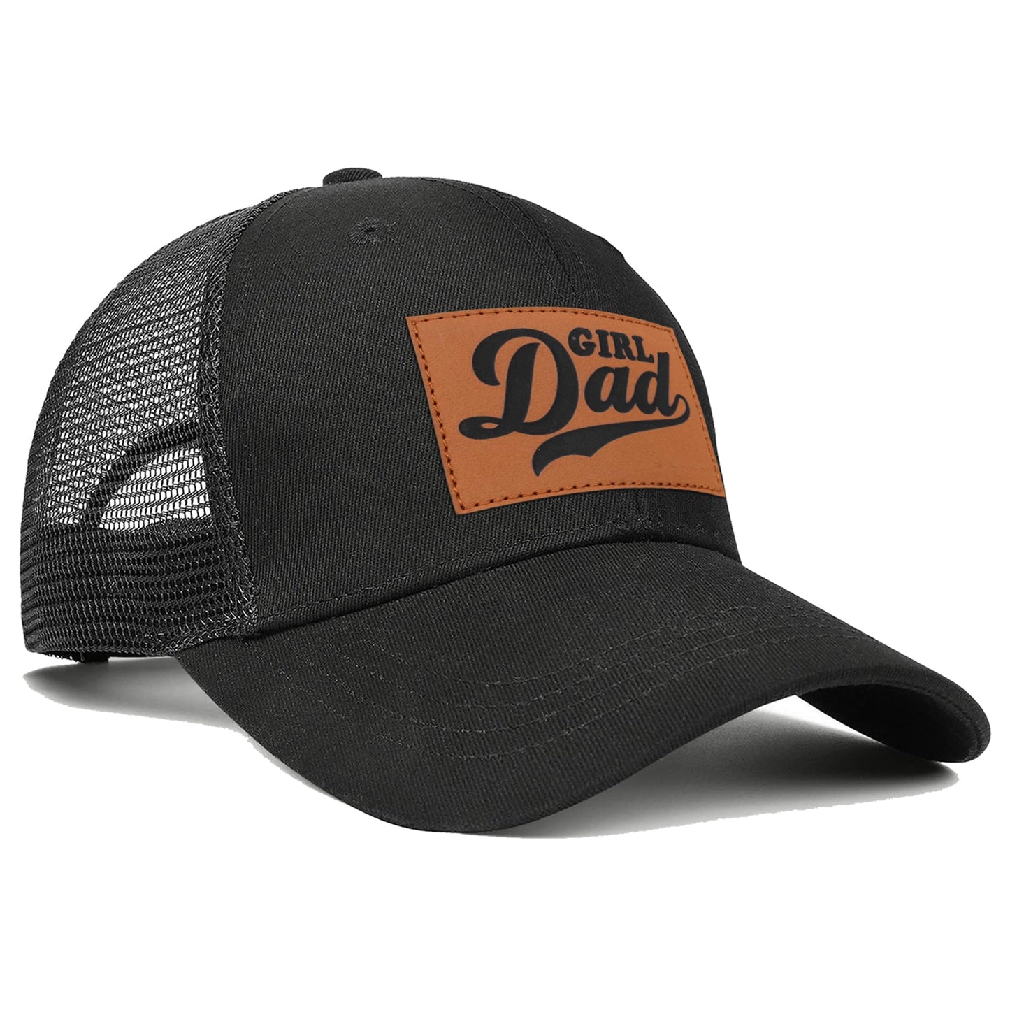 Bakyiwe Girl Father Daddy Gifts Dad Hats for Men, Adjustable Dad Trucker Hats, Fathers Day Birthday Gifts from Daughter Black
