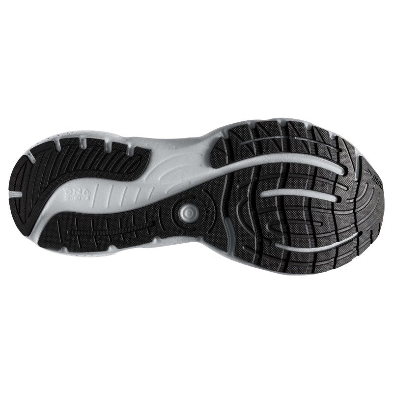 Brooks Men's Glycerin 20 Neutral Running Shoe - Black/White/Alloy - 9 Wide