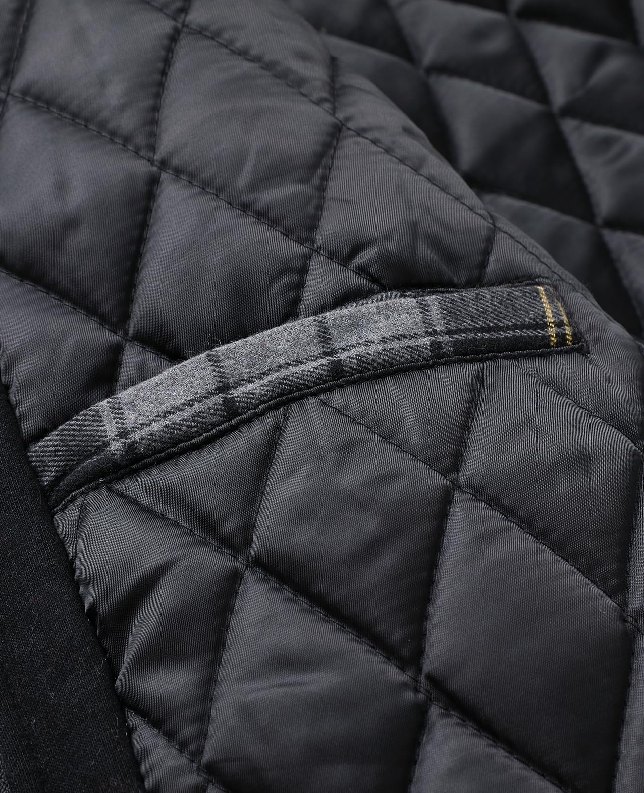 ThCreasa Flannel Hooded Shacket Jackets for Men Quilted Lined Buffalo Plaid Flannel Coat Thick Flannel Shirt Jacket Grey M