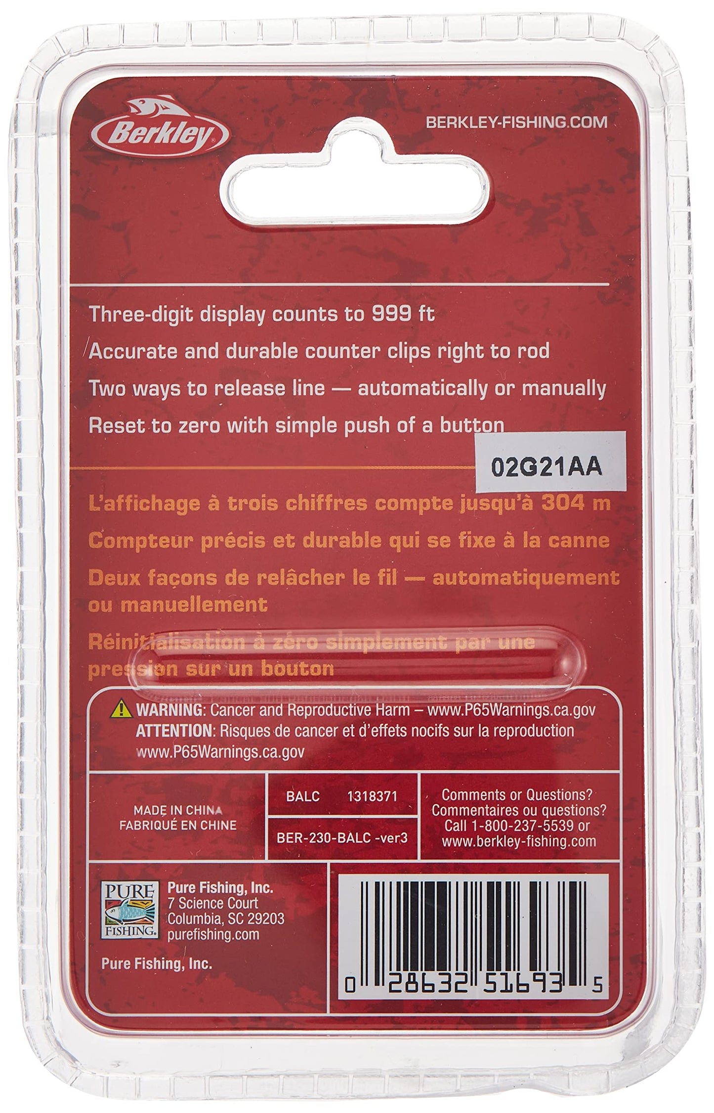 Berkley Clip-on Line Counter (Pack of 2)