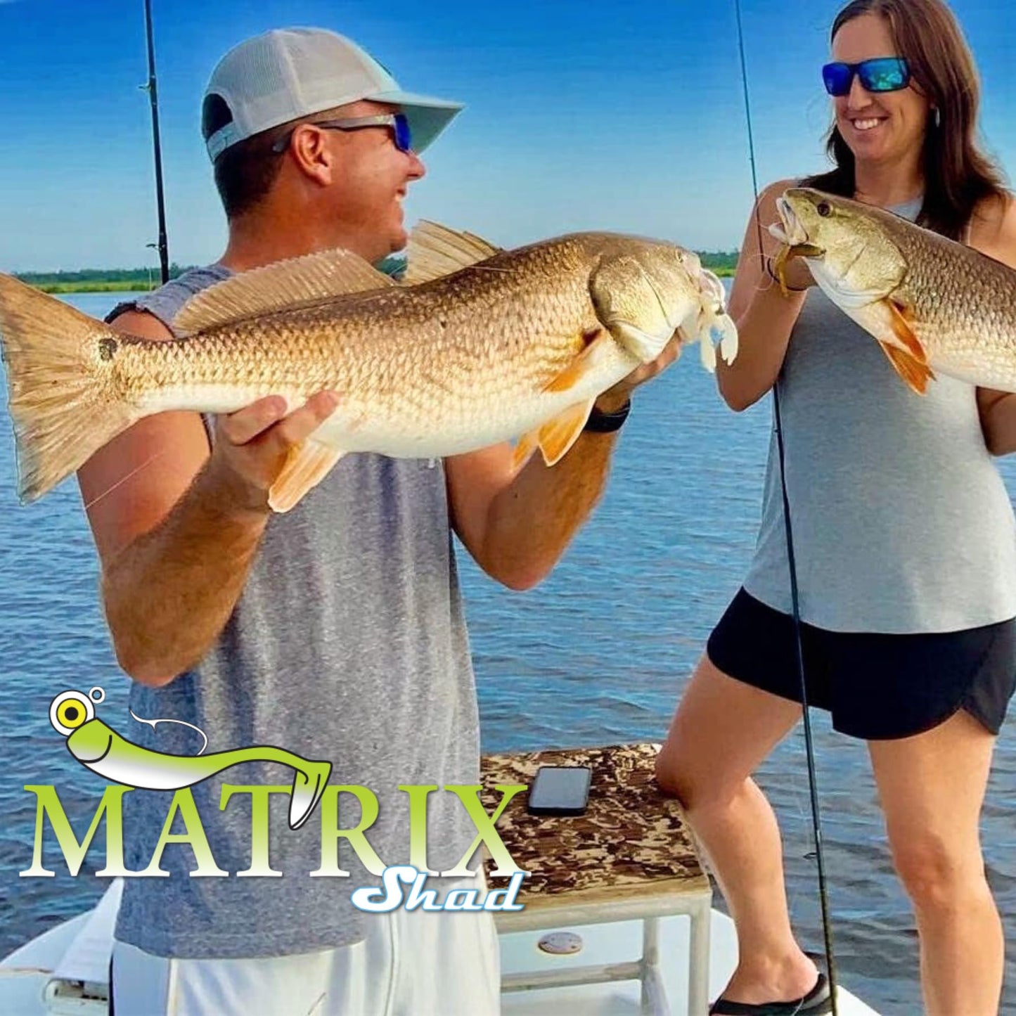 Matrix Shad Original 3 Inch Fishing Lure for Speckled Trout, Redfish, Bass - Paddle Tail Swimbaits for Freshwater and Saltwater - Lemon Head - 8 Count Bag (Pack of 1)