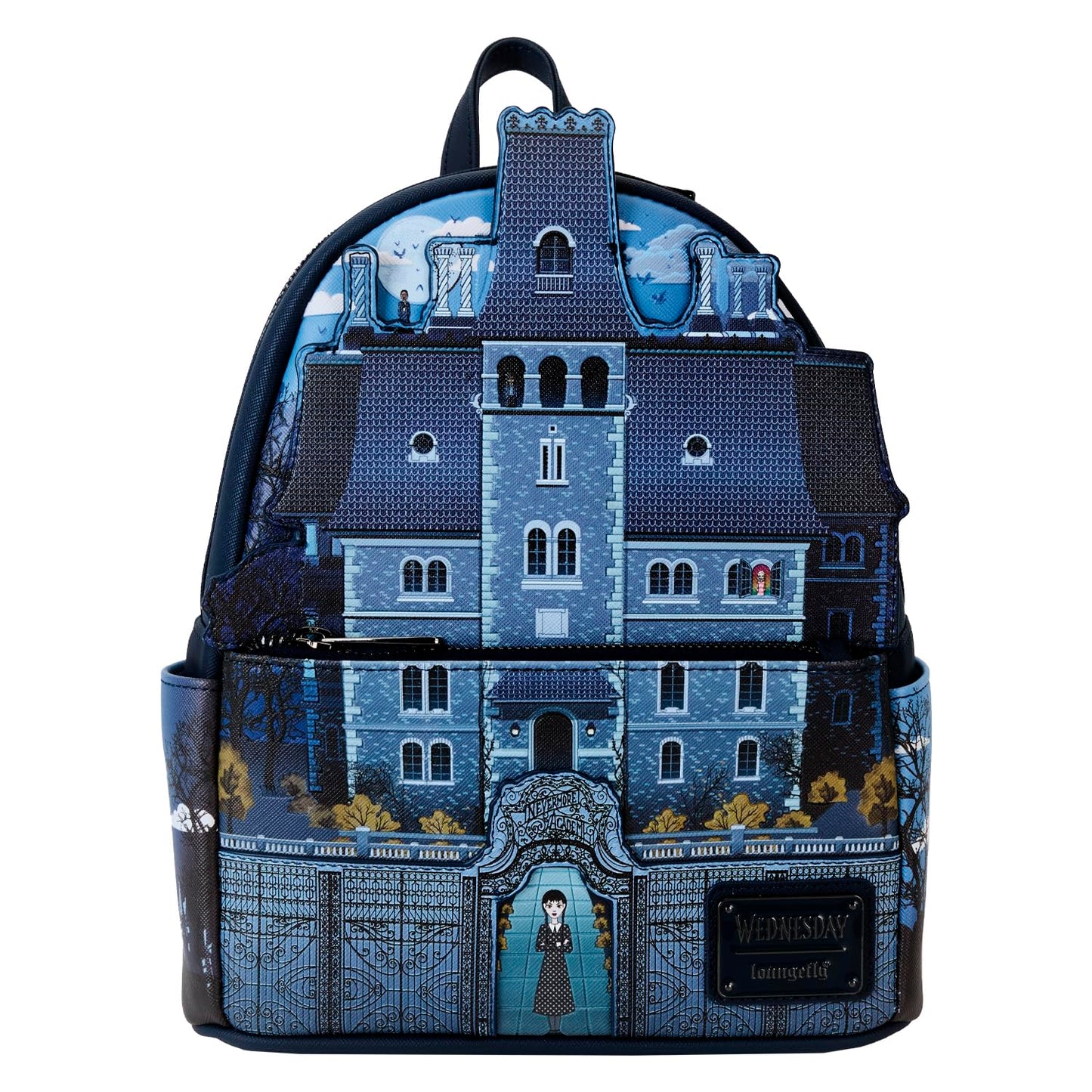 Loungefly MGM Wednesday Nevermore Academy Mini Backpack