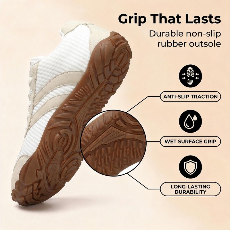 Barefoot Shoes Women,Wide Toe Box Sneakers Men, Zero Drop Minimalist Trail Running Shoe for Hiking and Walking, Non-Slip Lightweight Breathable Comfortable Fashion Casual Sneakers Unisex