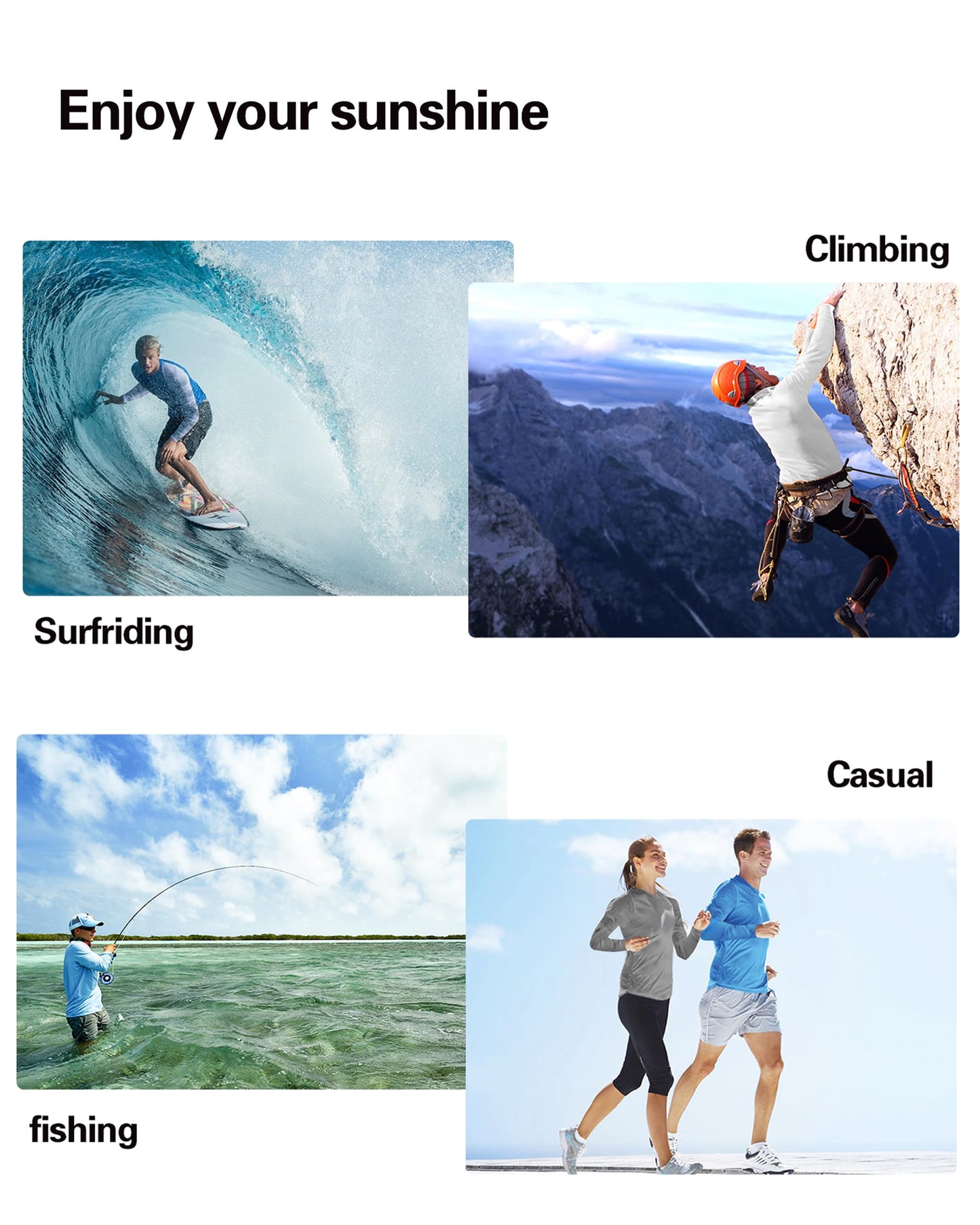 isnowood Sun Protection Shirts for Men, UPF 50+ Long Sleeve, UV Quick Dry Rash Guard Swim Shirt for Fishing Hiking Running