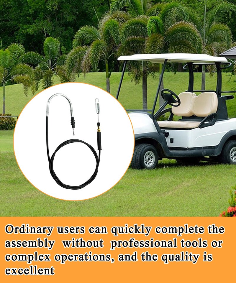 BTROVIA Golf Cart Accelerator Throttle Cable Fits for E-Z-GO Cushman,for Express MPT Shuttle ST Terrain TXT Workhorse 2008-2024,Replace 604899 608608