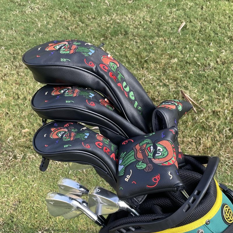 Studio Crafted Cinco De Mayo Sombrero Golf Headcover for Driver Fairway Woods Hybrid Rescue Head Cover (Hybrid Cover)