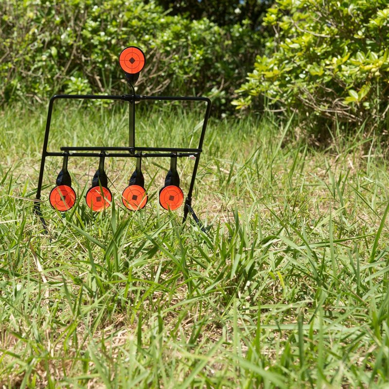 Hiram Air Gun Pellet BB Gun Resetting Target, Rated for .22/.177 Caliber