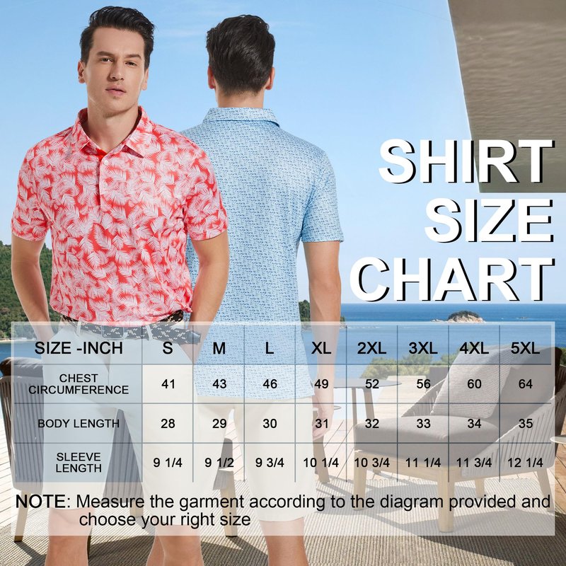 Golf Shirts for Men Dry Fit Moisture Wicking Golf American Flag Casual Print Collared Mens Golf Polo Shirts for Men's Short Sleeve Golfing Polos for Men, XL