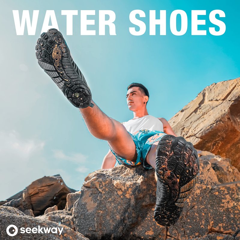 SEEKWAY Water Shoes for Women Adult Quick-Dry Aqua Sock Barefoot Men for Beach Swim River Pool Lake Hiking Kayaking Surfing