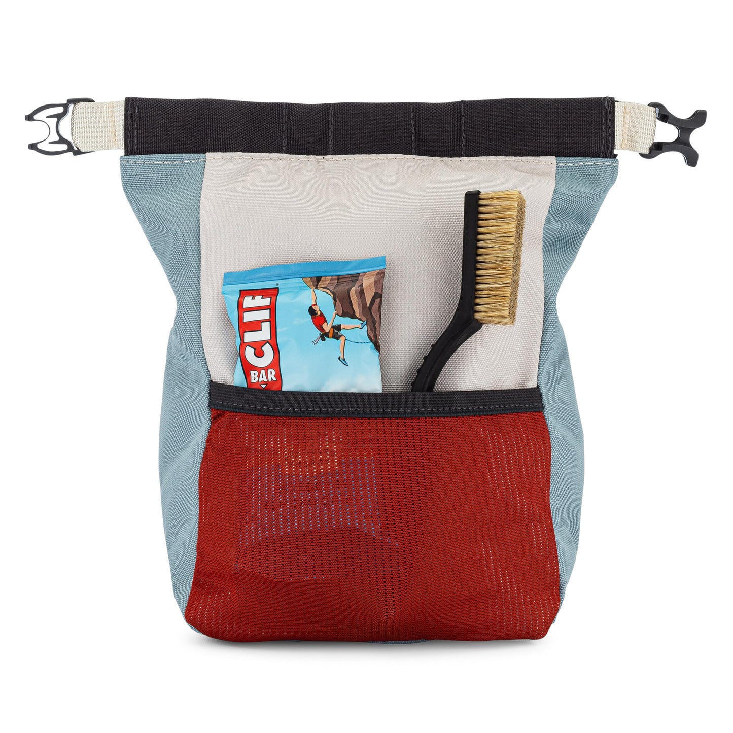 Oso Supply Co - Large Roll Down Bouldering Chalk Bucket (Blue/Red/White)