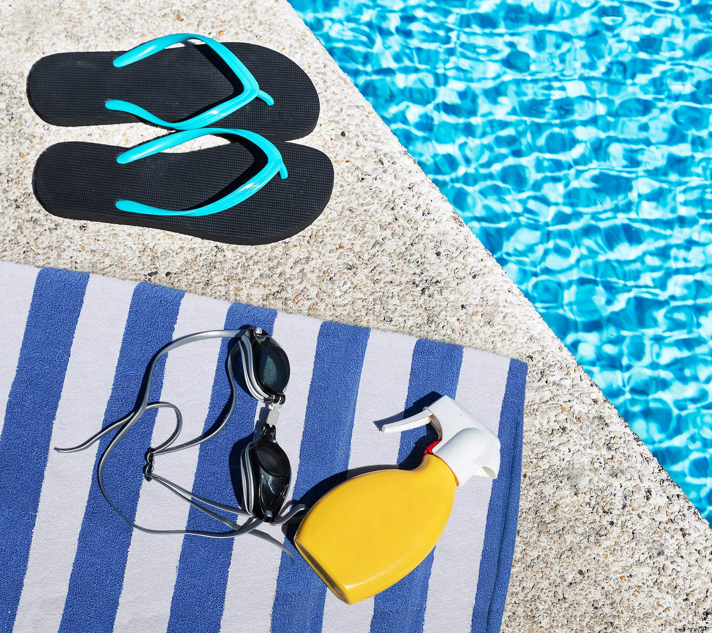Utopia Towels Pack of 2 Oversized Cabana Beach Towels, 35 x 70 Inches 100% Ring-Spun Cotton Jumbo Bath Sheet, Highly Absorbent, Super Soft & Quick-Dry Towel for Beach, Pool and Bath (Blue)
