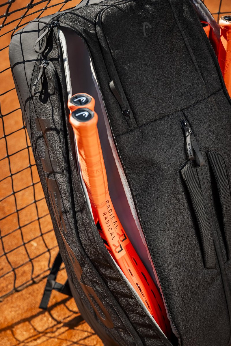 HEAD Pro X Racquet Bag XL (12R) Tennis Bag - Fits Up to 12 Racquets, CCT+ Climate Control Technology, Ventilated Shoe/Clothing Compartment