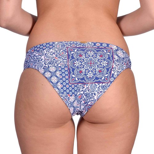Luli Fama Women's Naughty Full Bikini Bottom, Multi, M