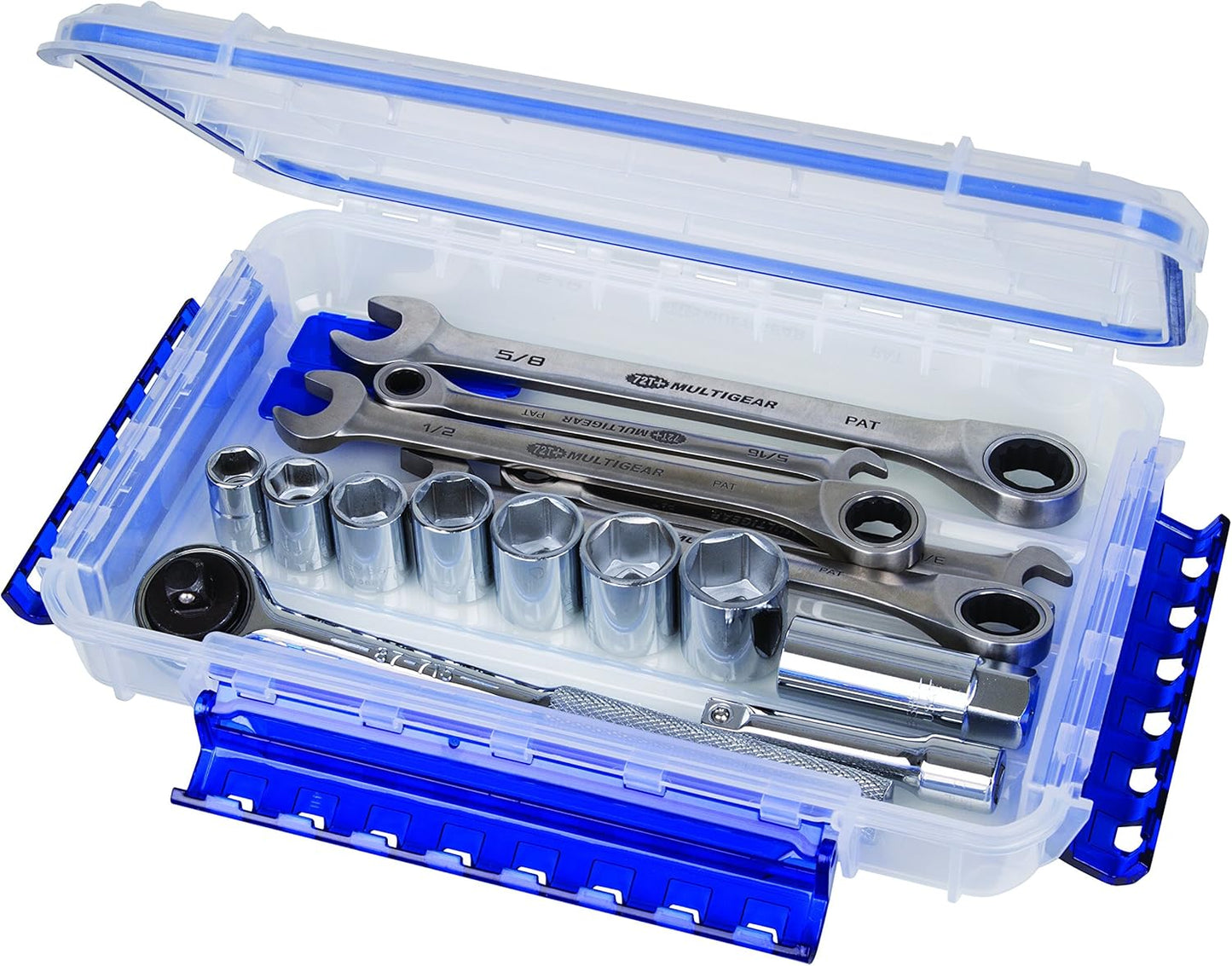 Flambeau Outdoors Waterproof Tuff Tainer Fishing Tackle Box - Anti-Rust Storage Solution | 9" Open Core