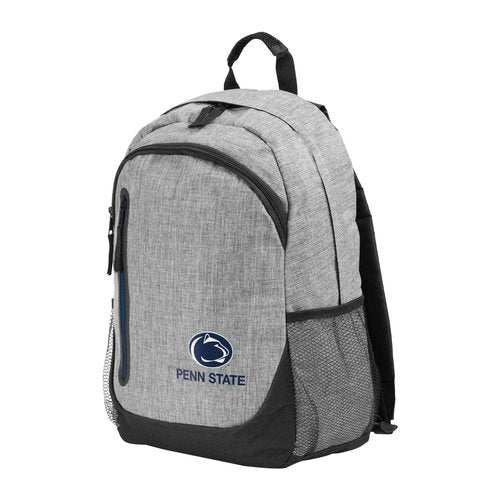 FOCO Penn State Nittany Lions NCAA Heather Grey Bold Color Backpack