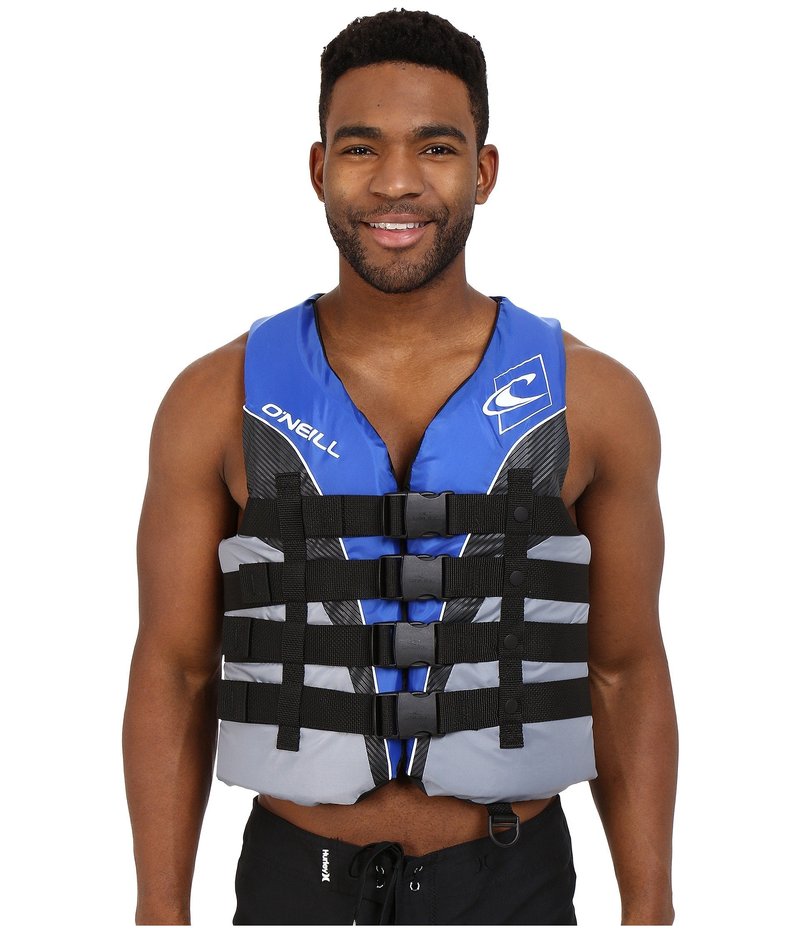 O'Neill Men's Superlite USCG Life Vest,Pacific/Smoke/Black:White,3XL