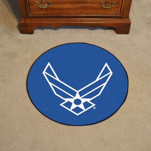 Fanmats Military 'Air Force' Nylon Face Military Rug , 44" diameter