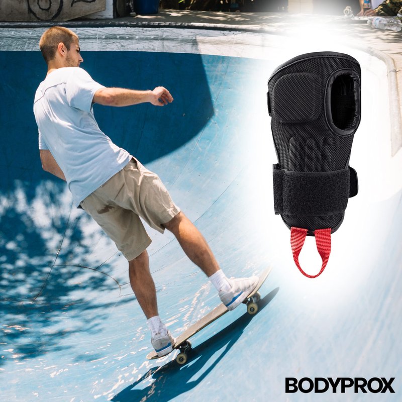 BODYPROX Impact Wrist Guards for Snowboard 1 Pair (M)