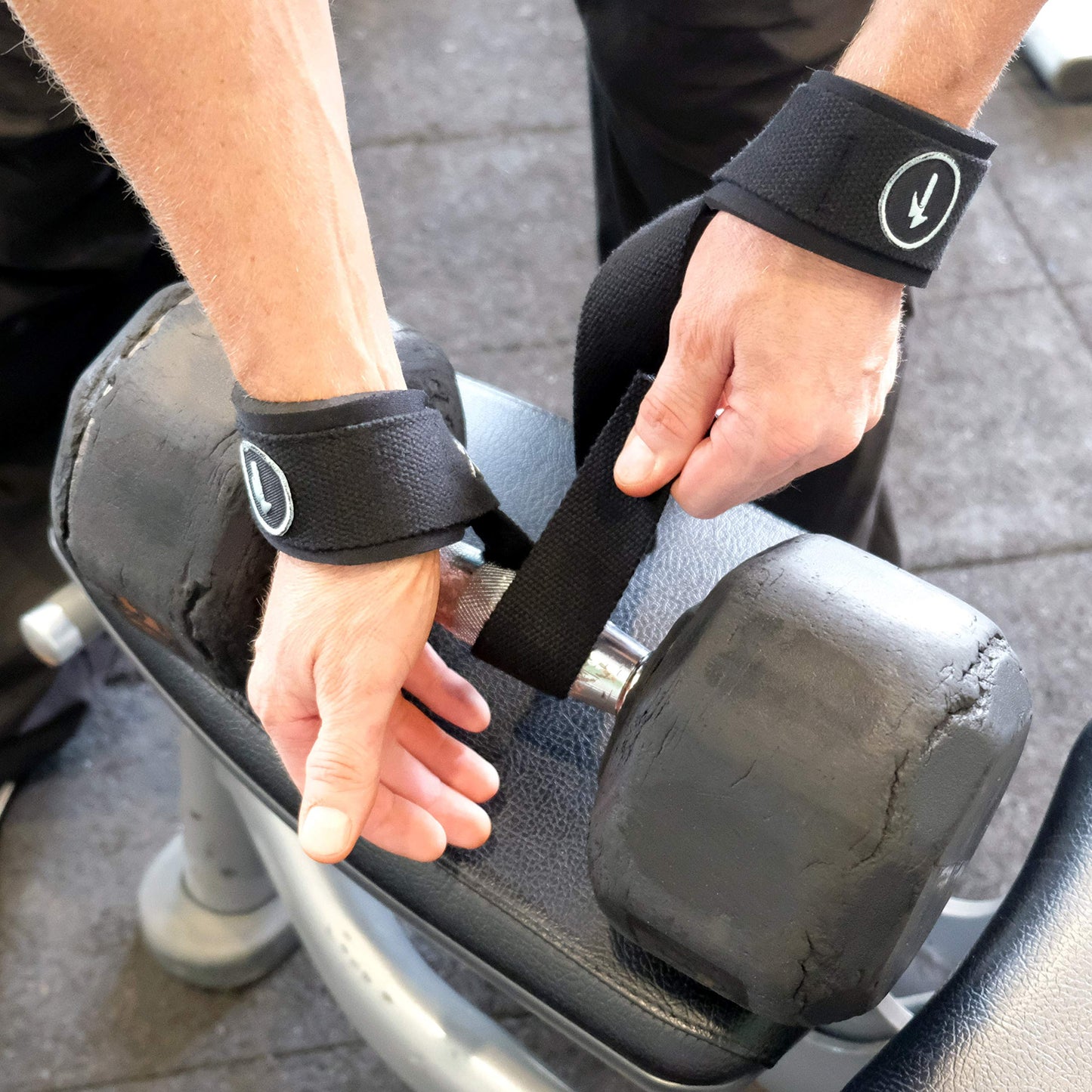 Weightlifting Wrist Support Straps by LOCK-WOOD - Lift Heavier & Secure Your Grip