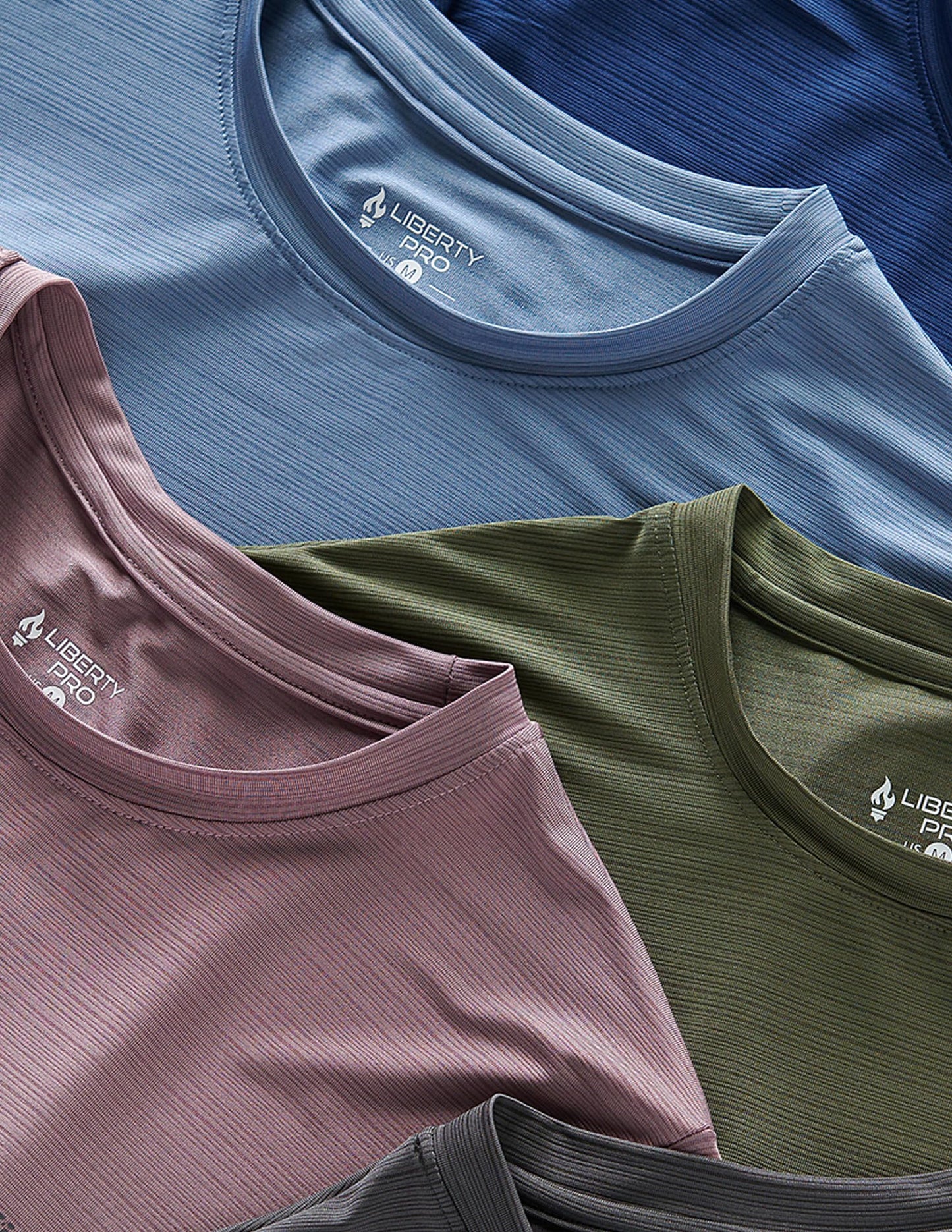 5 Pack Men’s Active Quick Dry Crew Neck T Shirts | Athletic Running Gym Workout Short Sleeve Tee Tops Bulk (Set 12, X-Large)