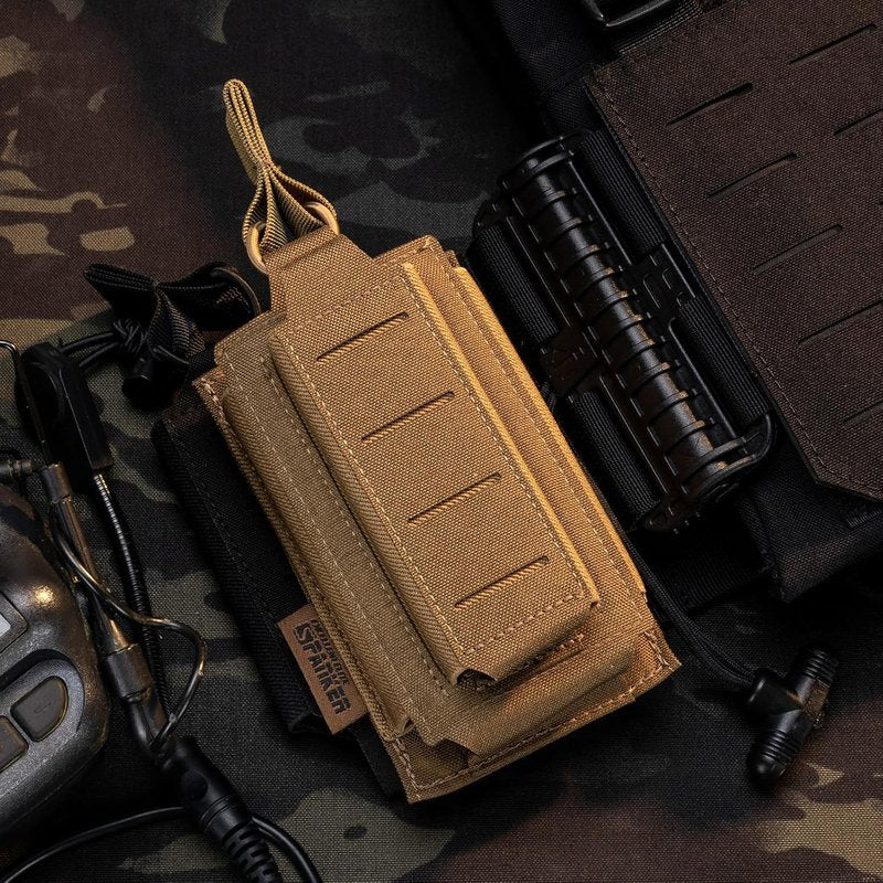 Tactical Open-Top Molle Mag Pouch for Pistol | Single/Double/Triple Capacity, Durable Design