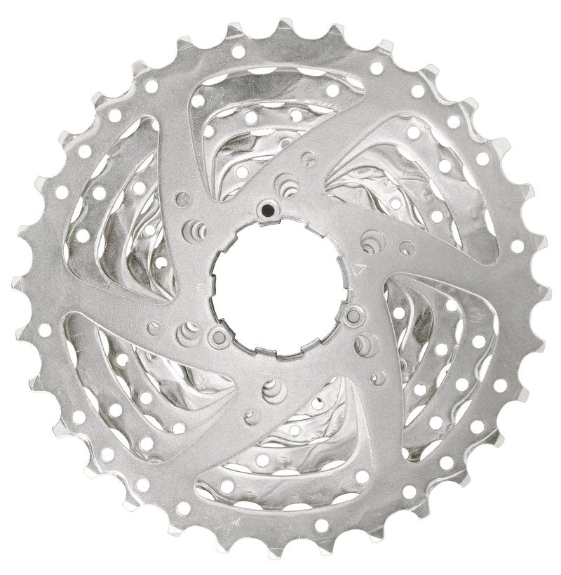 SunRace CSM66 8-Speed Nickel Plated Cassette, 11-32T