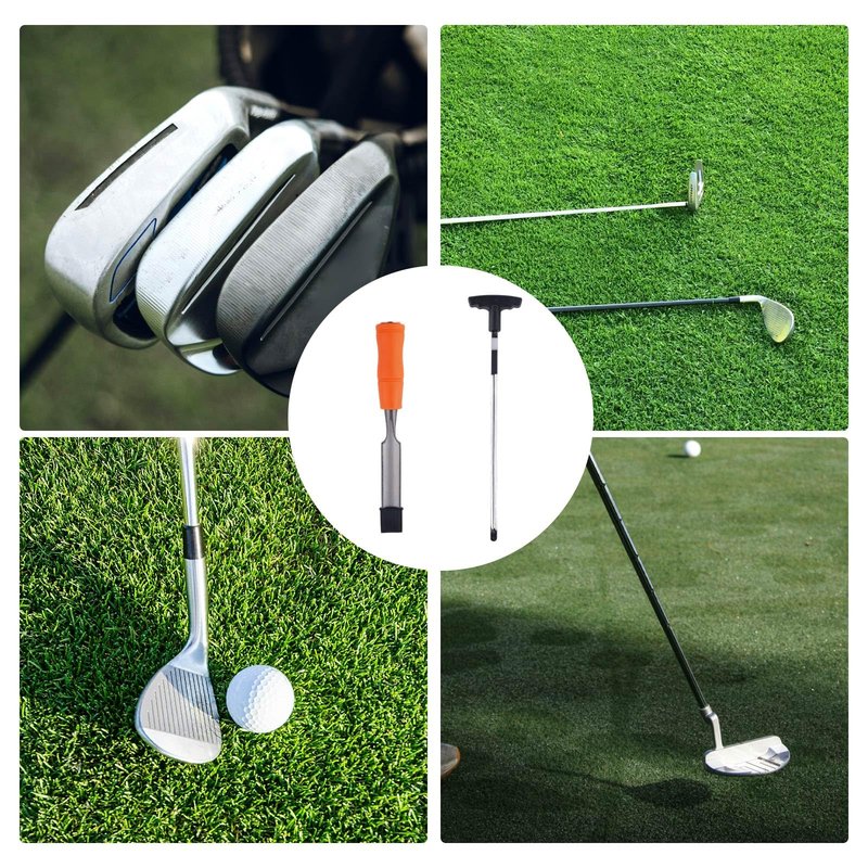 Gosknor Golf Grip Removal Tool & Golf Grips Tape Remover, V-Groove Grip Remover Saver Durable Repair Tool for Easy Club Regripping Essential Accessories