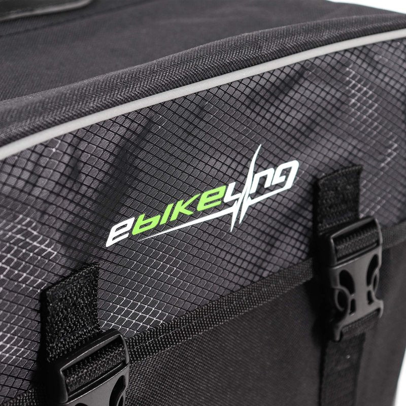 EBIKELING Bike Rack Bag - 28L Waterproof & Reflective Stripe Bicycle Rear Rack Bag, Durable & Secure for Commuting & Cycling Enthusiasts