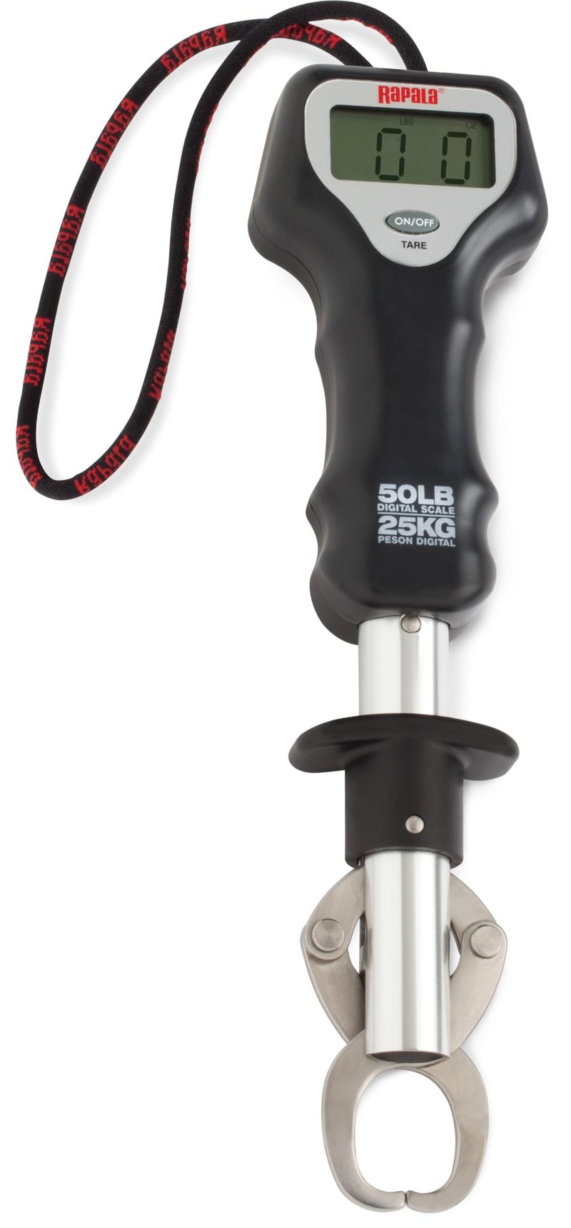 Rapala 227863 Digital Fish Gripper, Black/Silver