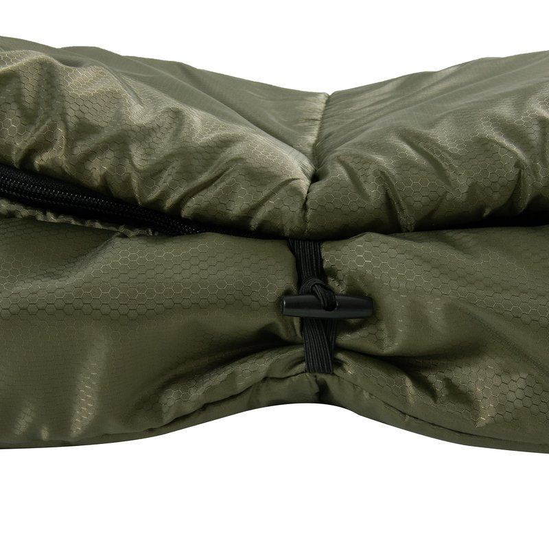 PO PO BEAR Zero Degree Sleeping Bag for Adults 100% Cotton Flannel Tall and Big (Green, 84" x 40" Right Zip)