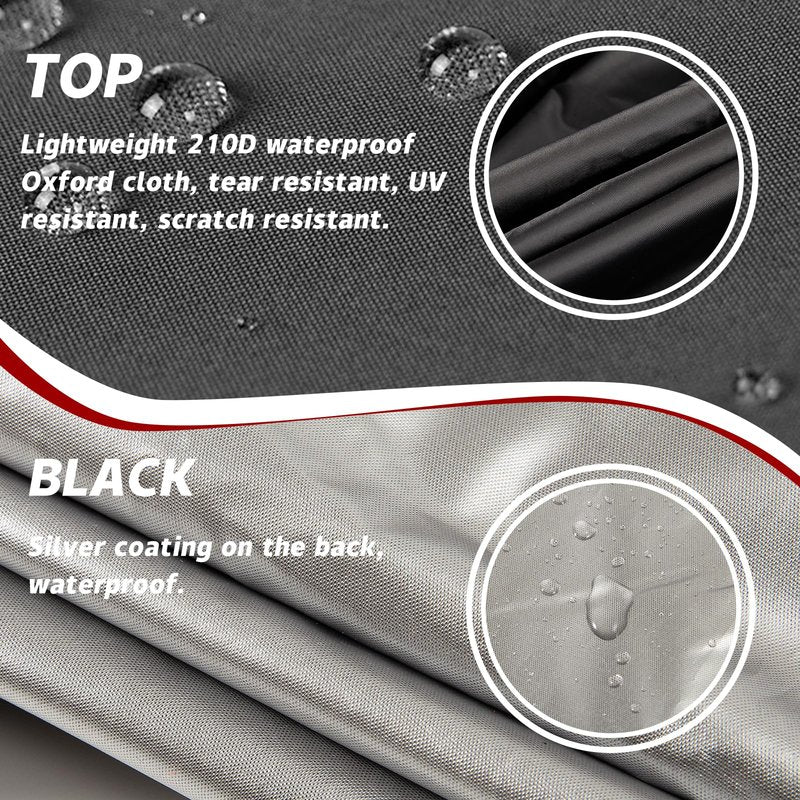 Treadmill Cover Waterproof Outdoor,78.7X59X37.4In,Gym Exercise Fitness Foldable Equipment Home Sunscreen Protective Accessories Storage Multifunctional Covers (Black, 78.7X59X37.4)