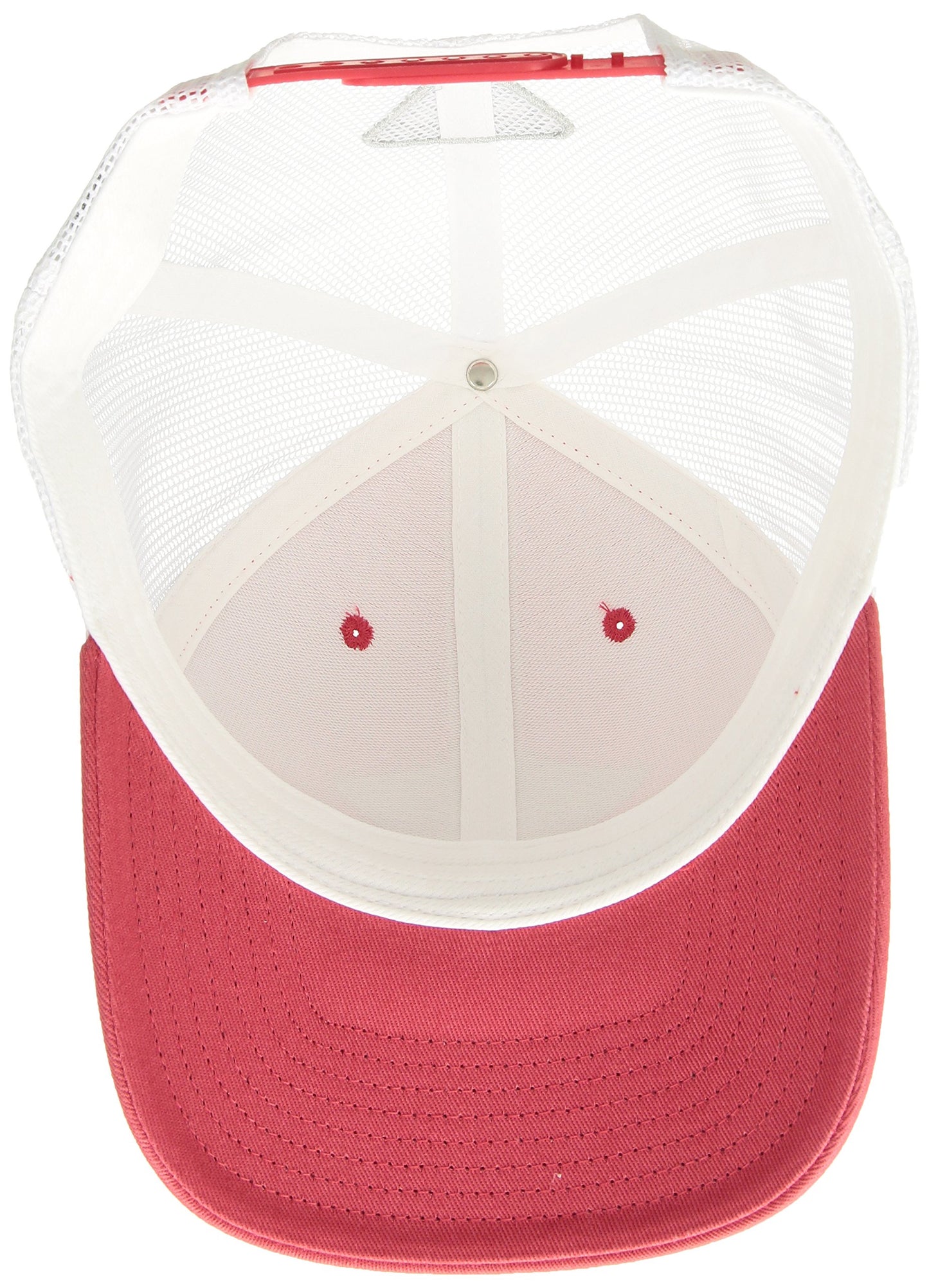 Columbia PFG Mesh Snap Back Ball Cap, Sunset Red/Diamond Patch, One Size