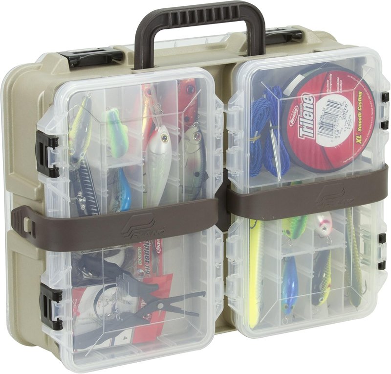 Plano Flex 'N' Go Satchel - Versatile Tan/Brown Storage Bag for Easy Organization