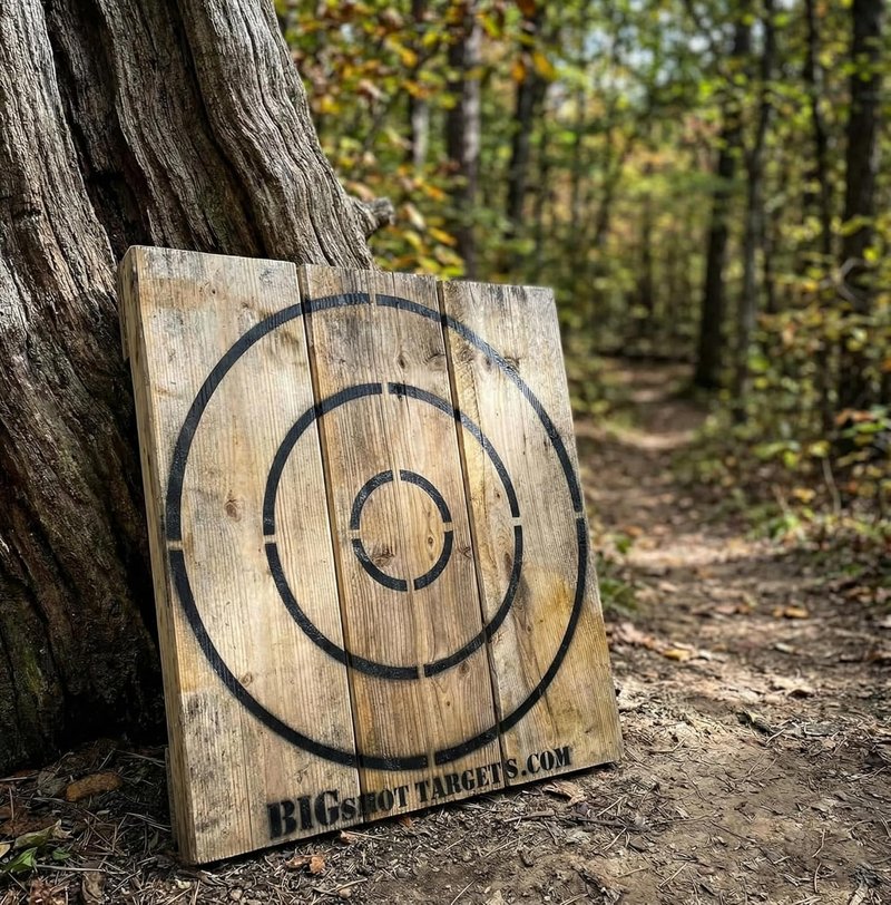 Wooden Axe Throwing Target - Durable Design with Bottle Opener | Perfect for Knives & Light Duty Axes