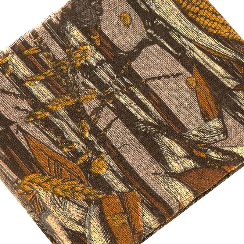 Allen Company Vanish Camo Burlap, Glare-Free Hunting Blind Material, 12' L x 54" W, Natural & Grain Belt