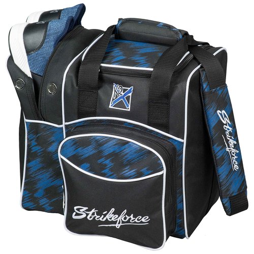KR Strikeforce Flexx Single Tote Bowling Bag (Blue Scratch)