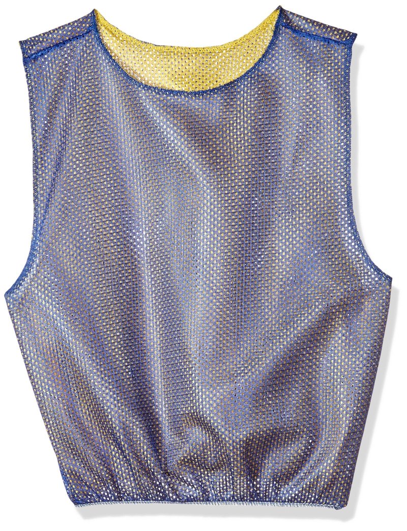 BSN Reversible Scrimmage Vests, Royal/Gold Dozen