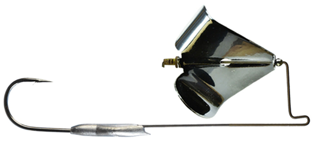 Bass Buzzbait with Large Blades for Skipping and Surface Fishing - Multiple Colors