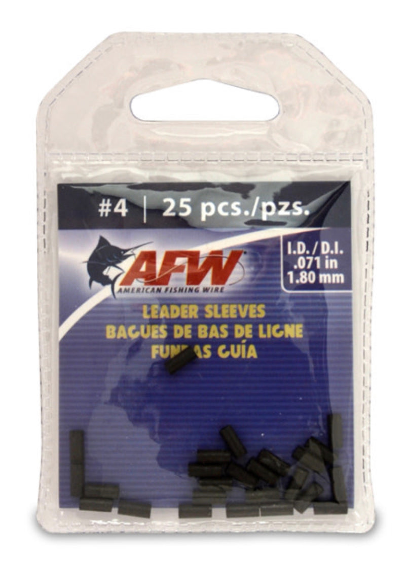 Fishing Leader Sleeves Copper Black Oxidized Crimp Connectors for Line