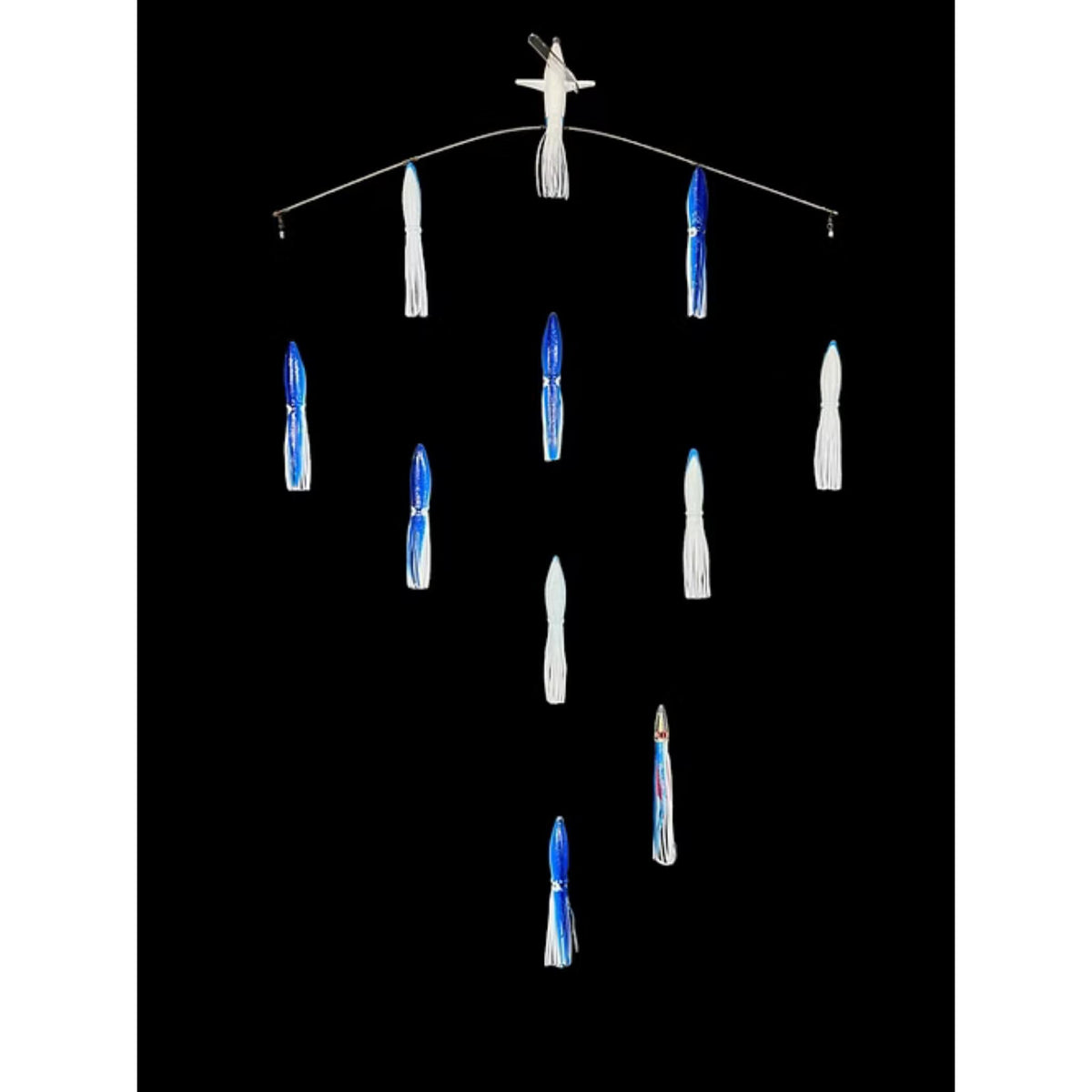 Fishing Tackle Bulb Squid Tracker Bars for Offshore Spreading