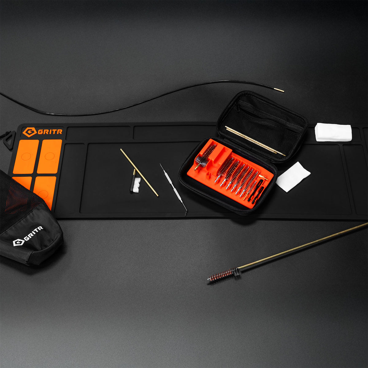 Magnetic Gun Cleaning Mat for Rifles & Handguns - Non-Slip PVC Work Surface