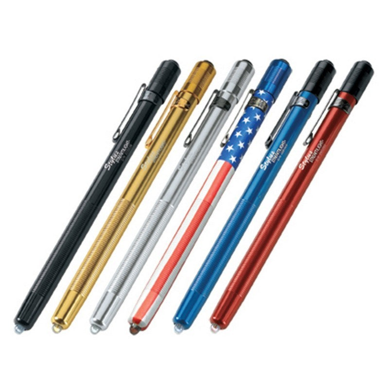 LED Flashlight Pen - Battery-Powered Compact Handheld Light
