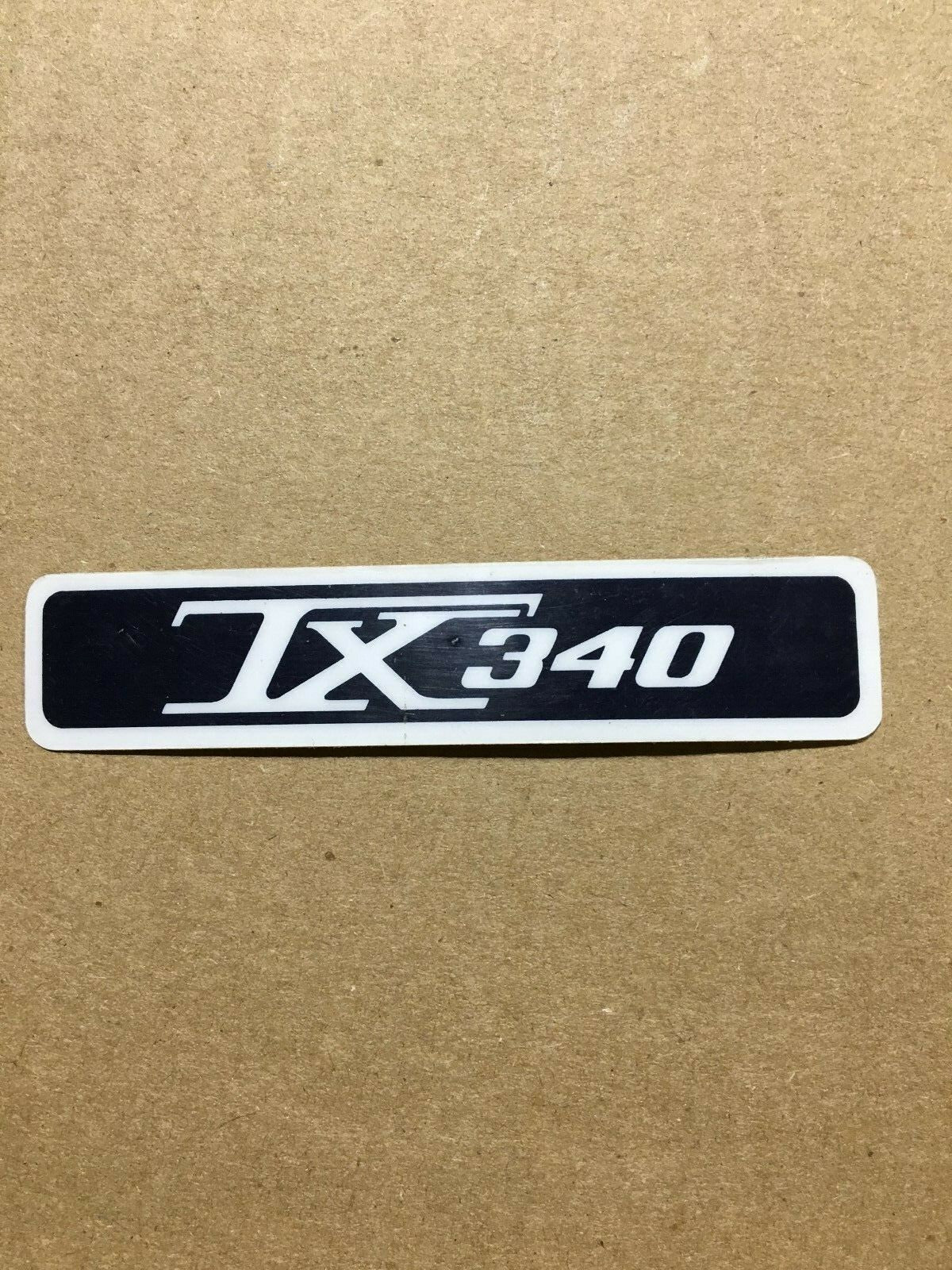 NOS Polaris Vintage Snowmobile Bar Pad Decal 76-77 TX 340 Off-Road Vehicle Sticker