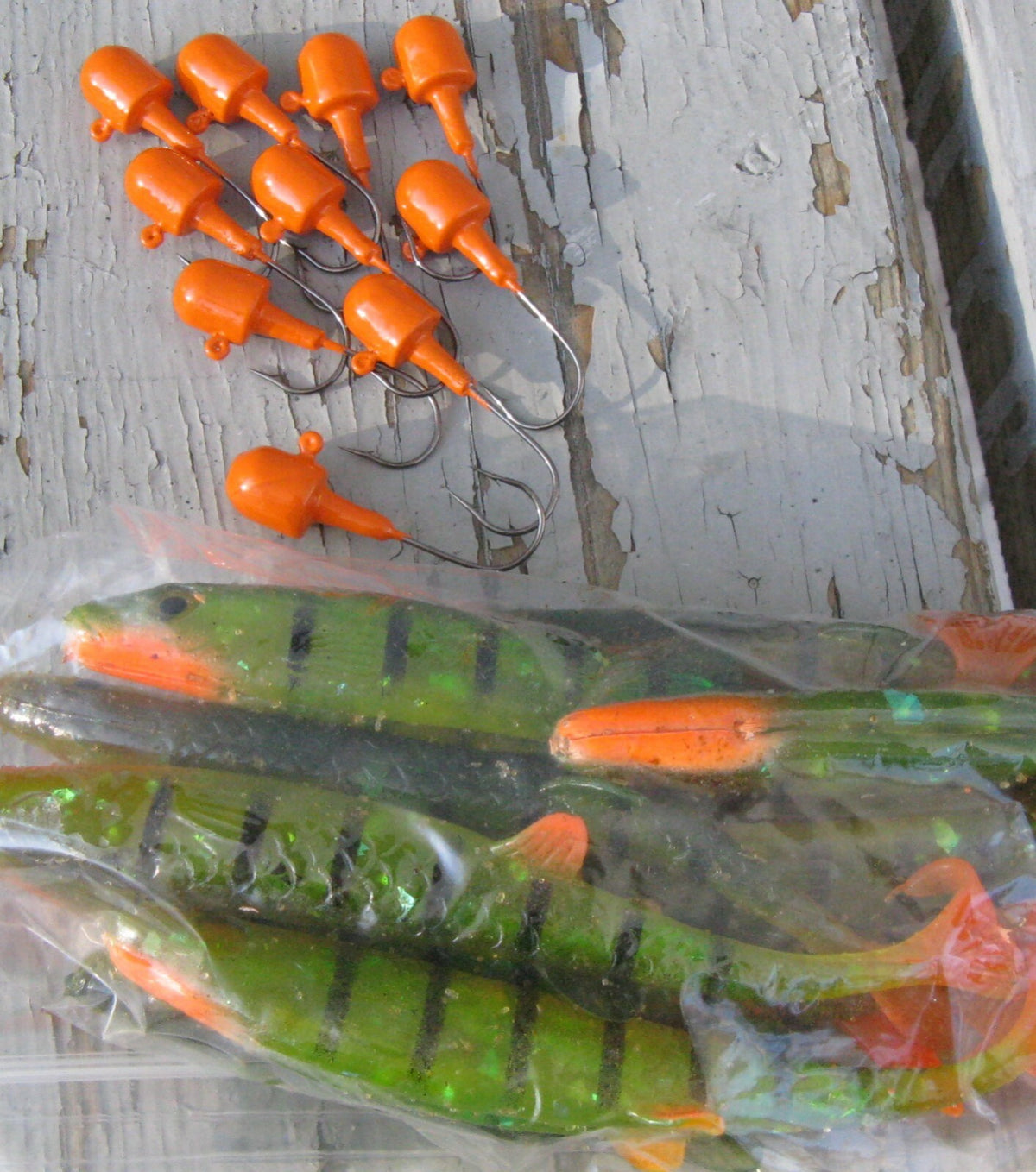 Fishing Lure Bullet & Snoot Combo Set for Pike Walleye Perch