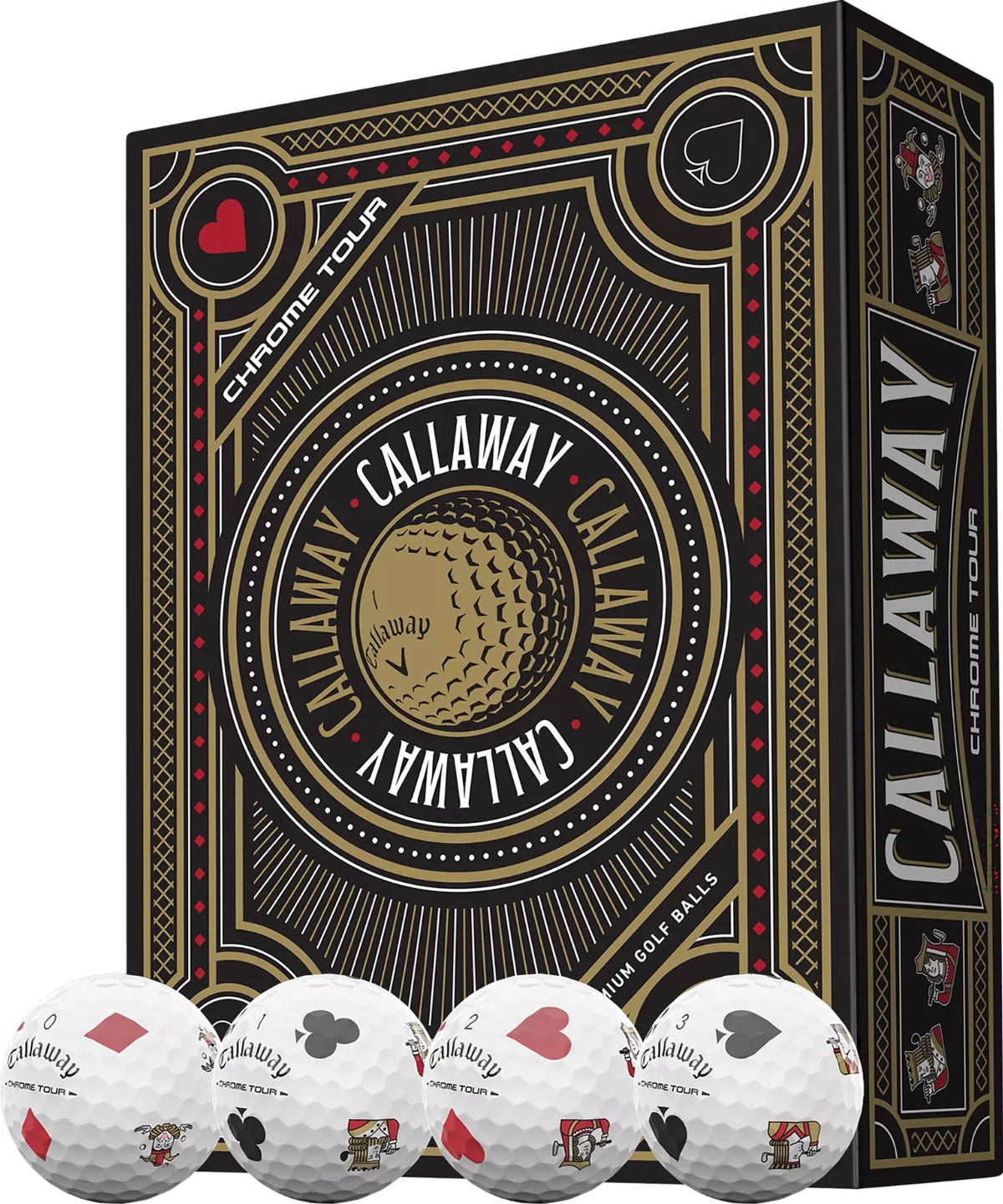 Limited Edition Callaway Chrome Tour Golf Balls - Multiple Sizes & Quantities