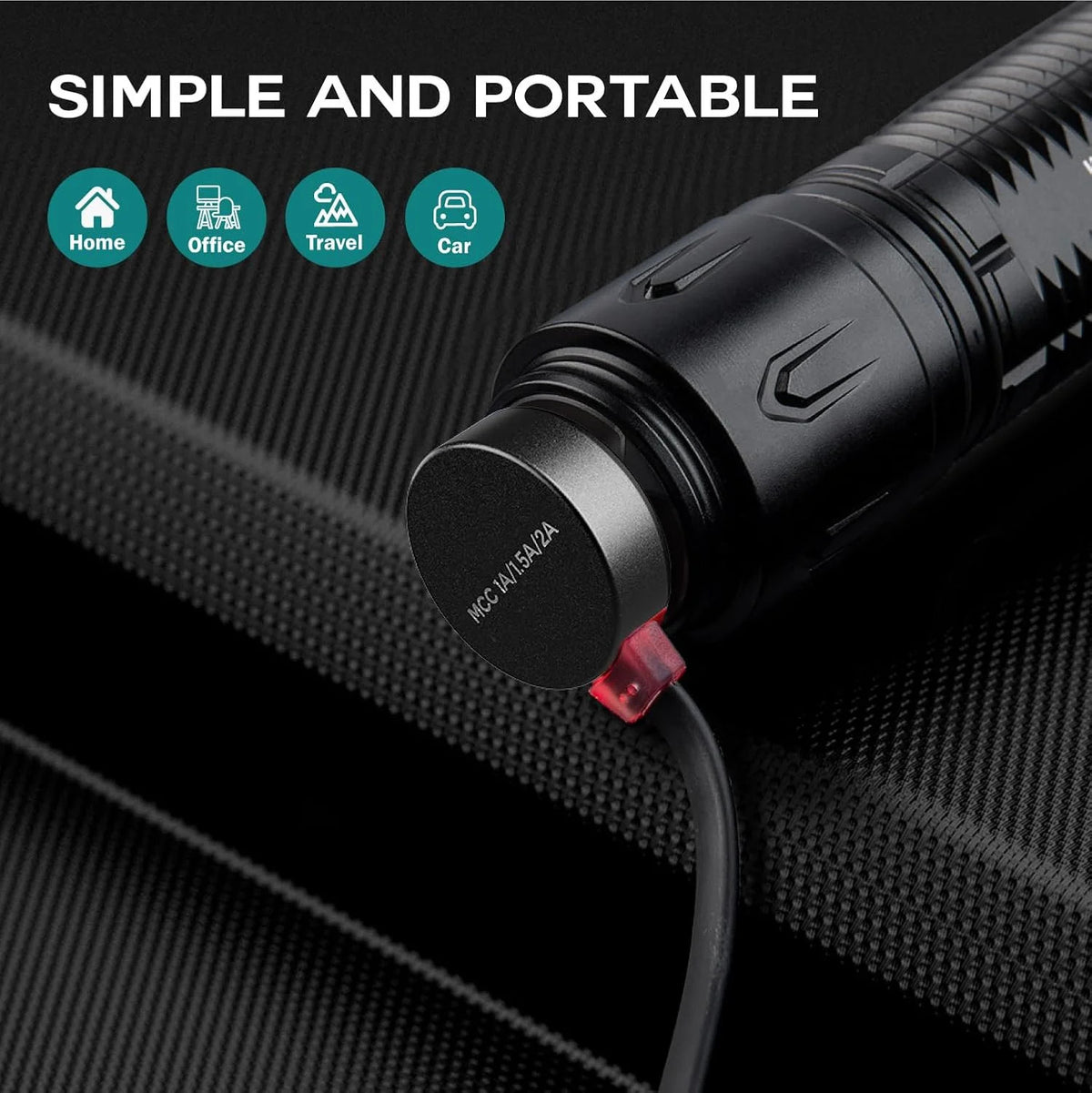 Magnetic Charger Compatible with Olight Flashlights Odin Mini & Seeker Series