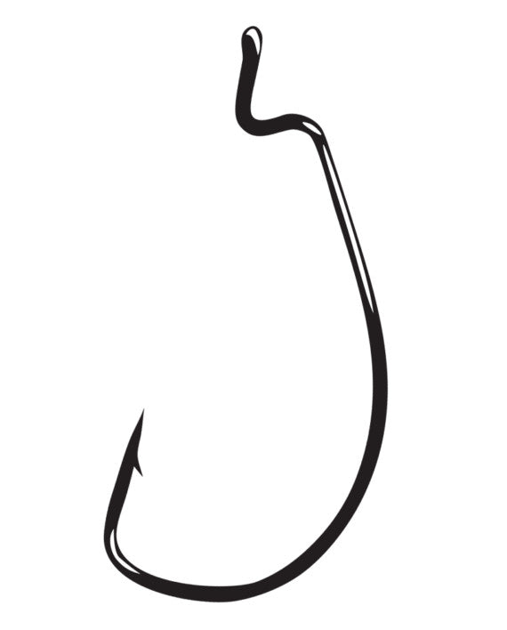 High-Performance Offset Worm Hooks for Fishing - Multiple Sizes & Packs