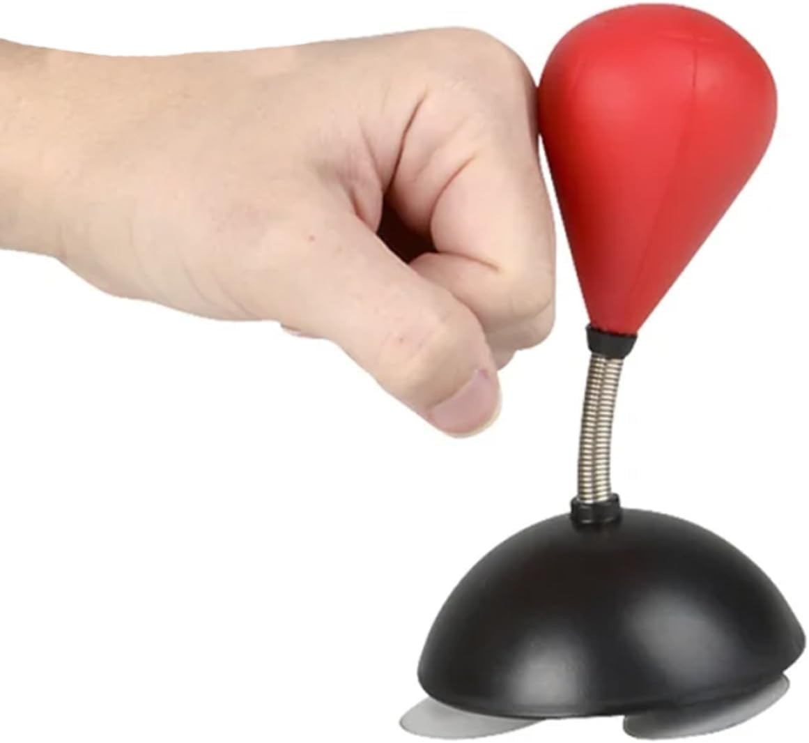 Desktop Punching Bag with Suction Base - Stress Relief & Party Toy