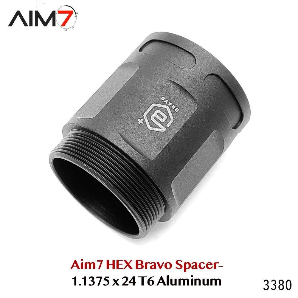 Aim7 Bravo 1.5 Inch Tube Spacer 1.375x24 HUB Thread Extension Aluminum